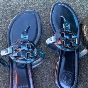 Tory Burch Petroleo Metallic Millers.